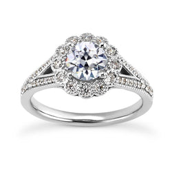 Natuurlijke Diamanten Ring 4.50ct - Witgoud 14K