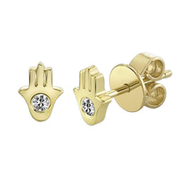Met de hand vervaardigd Diamant Oorstekers 1 karaat