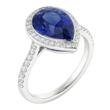 Afbeelding in Gallery-weergave laden, Handgemaakte Royal Blue Saffier Sieraadsteen Ring 3,50 karaat
