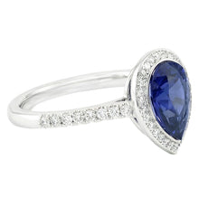 Afbeelding in Gallery-weergave laden, Handgemaakte Royal Blue Saffier Sieraadsteen Ring 3,50 karaat
