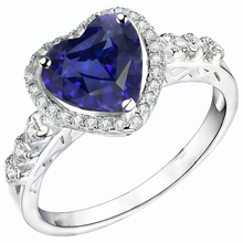Afbeelding in Gallery-weergave laden, echte round diamant 2karaat ring zijaanzicht
