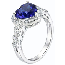 Afbeelding in Gallery-weergave laden, echte round diamant 2karaat ring close-up detail
