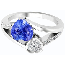 Afbeelding in Gallery-weergave laden, echte round diamant 2.50karaat ring close-up detail
