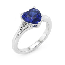 Afbeelding in Gallery-weergave laden, echte heart diamant 2.50karaat ring close-up detail
