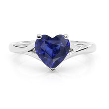 Afbeelding in Gallery-weergave laden, echte heart diamant 2.50karaat ring op wit
