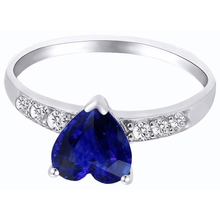 Afbeelding in Gallery-weergave laden, echte round diamant 2.25karaat ring profielweergave
