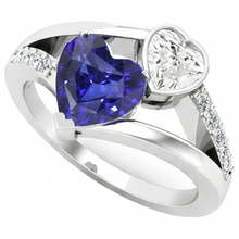 Afbeelding in Gallery-weergave laden, echte round diamant 3.25karaat ring close-up detail
