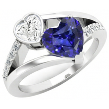 Afbeelding in Gallery-weergave laden, echte round diamant 3.25karaat ring vooraanzicht
