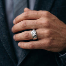 Afbeelding in Gallery-weergave laden, Heren Ring 14K Witgoud met Fijne Diamant – 2 karaat
