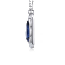 Afbeelding in Gallery-weergave laden, IGI GECERTIFICEERD Heren Saffier Dog Tag Hanger
