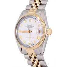 Afbeelding in Gallery-weergave laden, Romeinse Wijzerplaat Gecanneleerde Lunette Rolex
