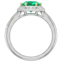 Afbeelding in Gallery-weergave laden, Luxe Sieraadsteen Ring 1 karaat – achteraanzicht
