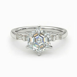 Princess Diamant Verlovingsring in 14K Witgoud – 1 karaat
