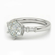 Afbeelding in Gallery-weergave laden, Diamant Verlovingsring – zijaanzicht
