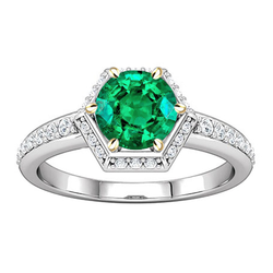 Luxe Sieraadsteen Ring – Fijne Smaragd 1 karaat – HarryChadEnt