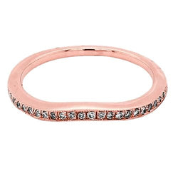 Huwelijksverjaardag Band 0,75 Karaat Ronde Echt Diamant F VS1 Rose Gold 14K