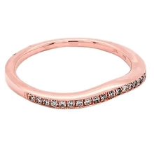 Afbeelding in Gallery-weergave laden, Huwelijksverjaardag Band 0,75 Karaat Ronde Echt Diamant F VS1 Rose Gold 14K
