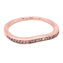 Afbeelding in Gallery-weergave laden, Huwelijksverjaardag Band 0,75 Karaat Ronde Echt Diamant F VS1 Rose Gold 14K
