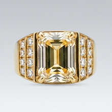 Afbeelding in Gallery-weergave laden, IGI-Gecertificeerd Heren Ring – Fijne Diamant 8 karaat 10K
