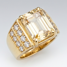 Afbeelding in Gallery-weergave laden, IGI-Gecertificeerd Heren Ring – Fijne Diamant 8 karaat 10K
