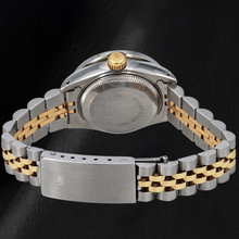 Afbeelding in Gallery-weergave laden, Rolex 69173 Datejust 26 mm Champagne Diamanten Wijzerplaat met Diamantsnoer Tweekleurig Horloge
