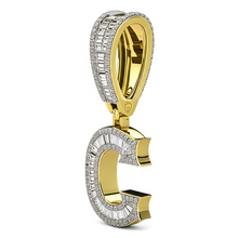 Afbeelding in Gallery-weergave laden, Briljant Rond Geslepen Mannen Ring in 10K Two Tone Gold – vooraanzicht
