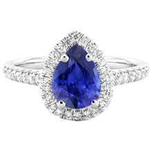 Afbeelding in Gallery-weergave laden, echte round diamant 3.25karaat ring close-up detail
