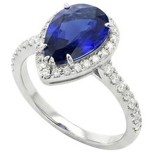 Afbeelding in Gallery-weergave laden, echte round diamant 4.50karaat ring zijaanzicht
