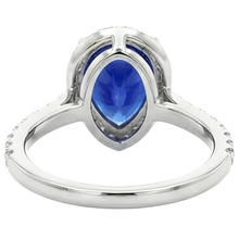 Afbeelding in Gallery-weergave laden, echte round diamant 4.50karaat ring bovenaanzicht
