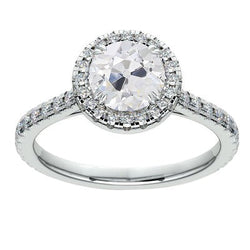 Natuurlijke Diamanten Ring 4.50ct - Witgoud 14K