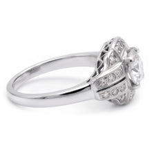 Afbeelding in Gallery-weergave laden, Jubileum Ronde Oude Mijn Geslepen Echt Diamanten Ring 2 Karaat Antieke Stijl
