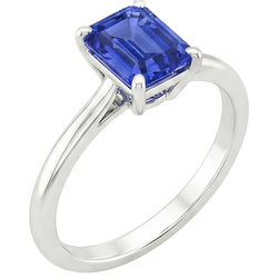Echte Saffier Ring 3 Karaat