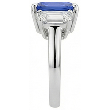 Afbeelding in Gallery-weergave laden, echte diamant 5karaat ring bovenaanzicht
