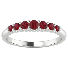 Afbeelding in Gallery-weergave laden, echte round diamant 1karaat eternity ring profielweergave
