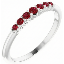 Afbeelding in Gallery-weergave laden, echte round diamant 1karaat eternity ring op wit
