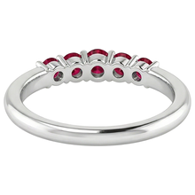 Afbeelding in Gallery-weergave laden, echte round diamant 1karaat eternity ring drie kwart
