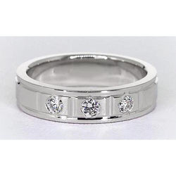 Jubileumband 0,75 Karaat Ronde Echt Diamant Wit Goud 14K