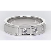 Afbeelding in Gallery-weergave laden, Jubileumband 0,75 Karaat Ronde Echt Diamant Wit Goud 14K
