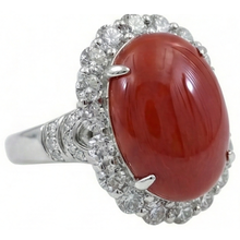 Afbeelding in Gallery-weergave laden, echte round diamant 10.50karaat ring close-up detail
