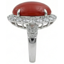 Afbeelding in Gallery-weergave laden, echte round diamant 10.50karaat ring profielweergave
