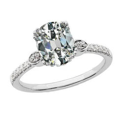 Natuurlijke Diamanten Ring 4.50ct - Witgoud 14K