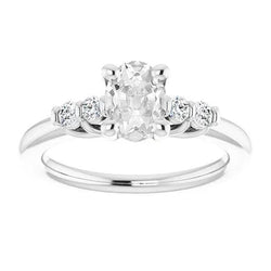 Natuurlijke Diamanten Ring 4ct - Witgoud 14K