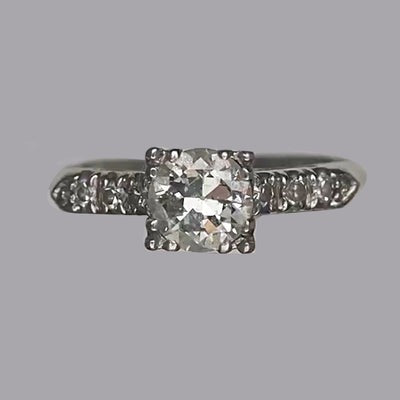 Jubileumring Ronde Oude Mijn Geslepen Echt Diamanten 1,75 Karaat