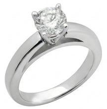 Afbeelding in Gallery-weergave laden, Solitaire Ring met Kathedraalzetting, 3 Ct. Natuurlijke uit de aarde gewonnen Diamant, Massief Witgoud
