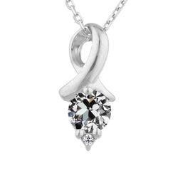 Luxe Diamant Hanger – 2 karaat 14K Witgoud