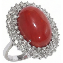 Afbeelding in Gallery-weergave laden, Koraal Cocktail Ring
