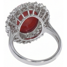 Afbeelding in Gallery-weergave laden, Koraal Cocktail Ring
