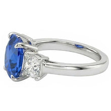 Afbeelding in Gallery-weergave laden, echte diamant 4karaat ring close-up detail
