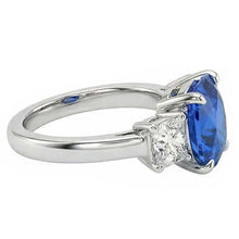 Afbeelding in Gallery-weergave laden, echte diamant 4karaat ring bovenaanzicht
