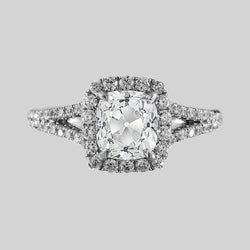 Natuurlijke Diamanten Ring 3.75ct - Witgoud 14K